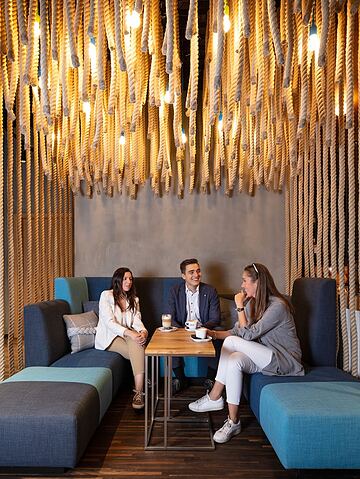 Lobby sitting area