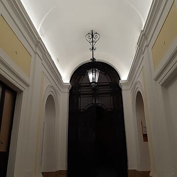 Interior entrance