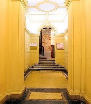 Interior entrance