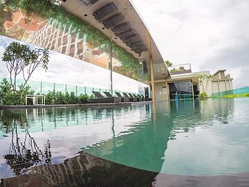 Rooftop pool