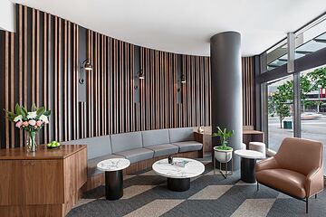 Lobby sitting area