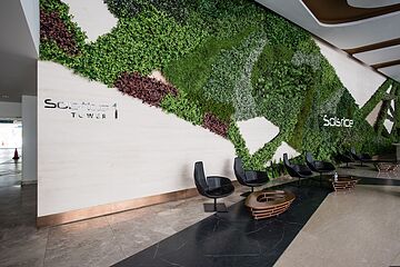 Lobby sitting area