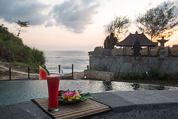 Poolside bar