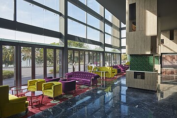 Lobby sitting area