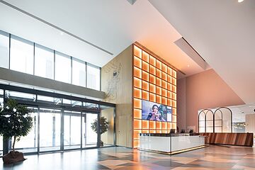 Interior entrance