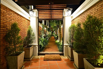 Interior entrance