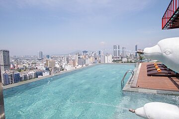 Rooftop pool