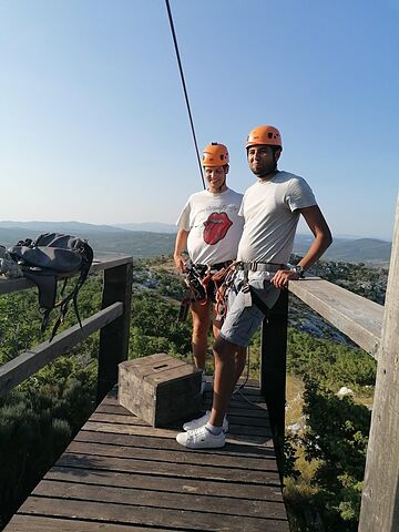 Ziplining