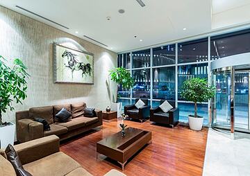 Lobby sitting area