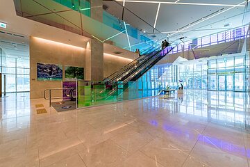 Interior entrance