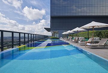 Rooftop pool