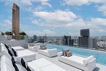 Rooftop pool