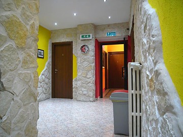 Interior entrance