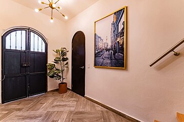 Interior entrance