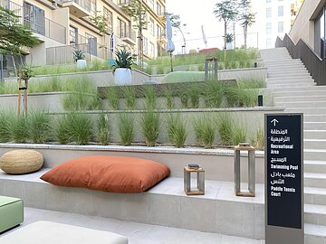 Lobby sitting area