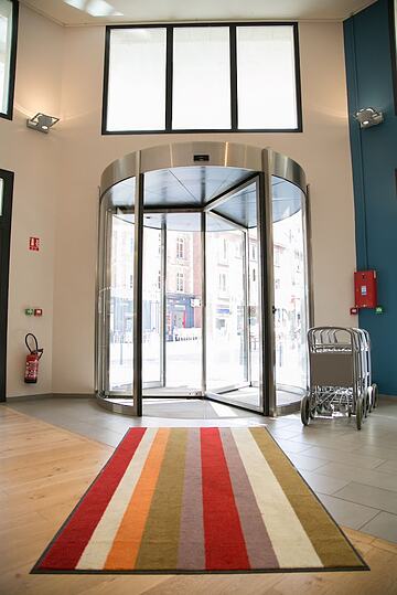 Interior entrance