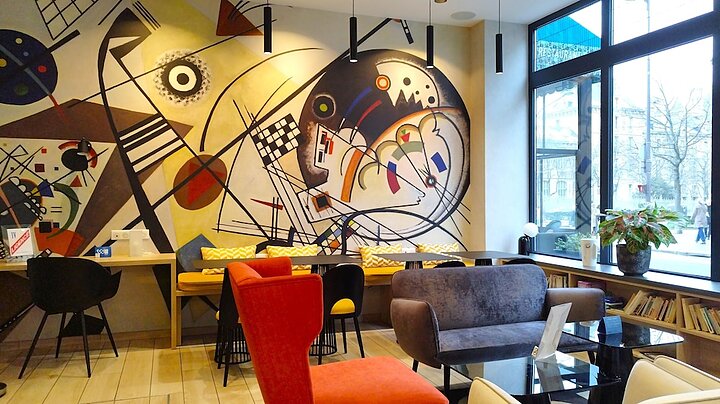 Lobby sitting area