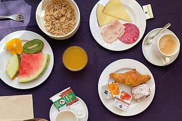 Breakfast buffet
