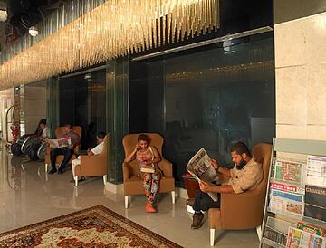 Lobby sitting area
