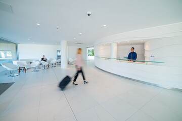 Lobby sitting area