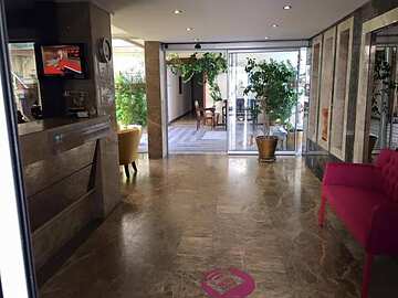 Interior entrance