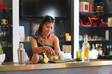 Poolside bar