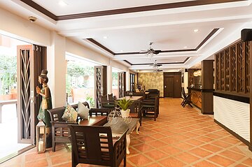 Lobby sitting area