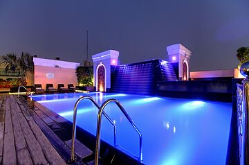 Rooftop pool