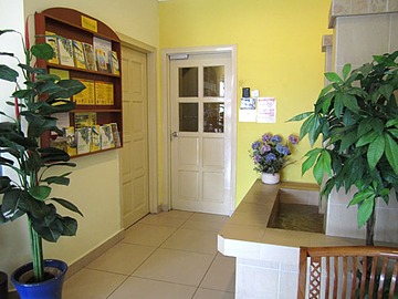 Interior entrance