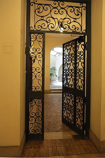 Interior entrance