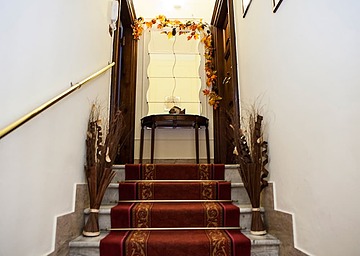 Interior entrance