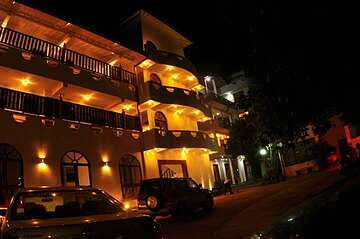 Front of property - evening/night