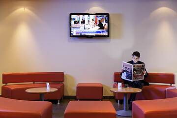 Lobby sitting area