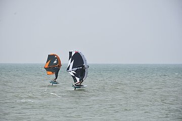 Surfing/boogie boarding