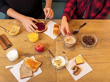 Breakfast area