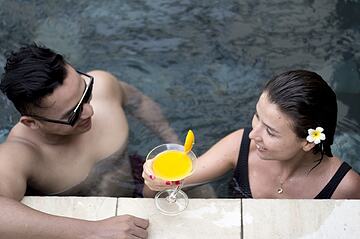 Poolside bar