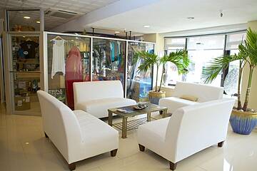 Lobby sitting area