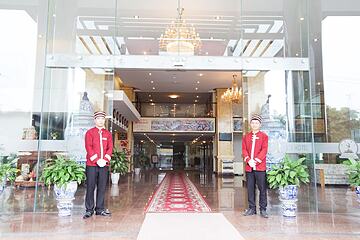 Interior entrance