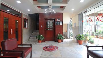 Interior entrance