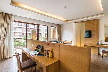 In-room business center