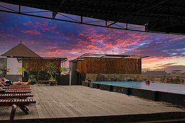 Rooftop pool