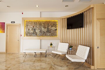 Lobby sitting area