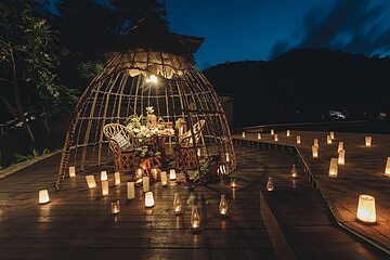 Couples dining