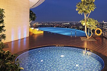 Rooftop pool