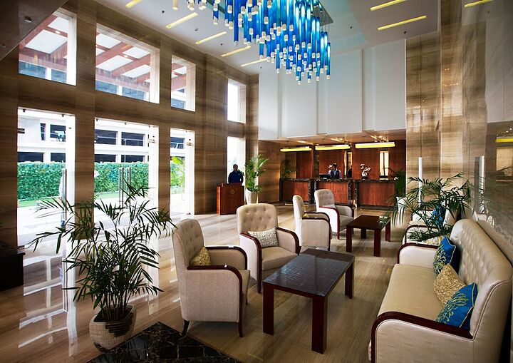 Lobby sitting area