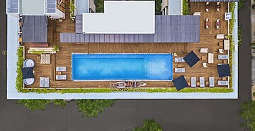 Rooftop pool