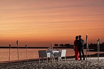 Couples dining
