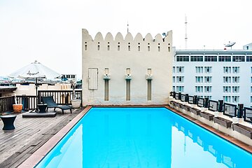 Rooftop pool