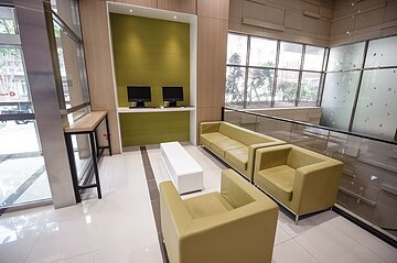 Lobby sitting area