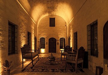 Lobby sitting area